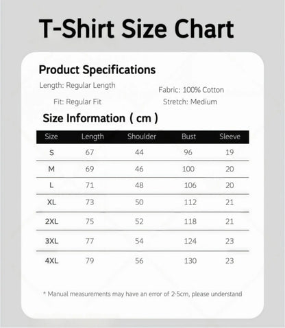 T-Shirt Oversize Graphique Rap Casual Coton Unisexe