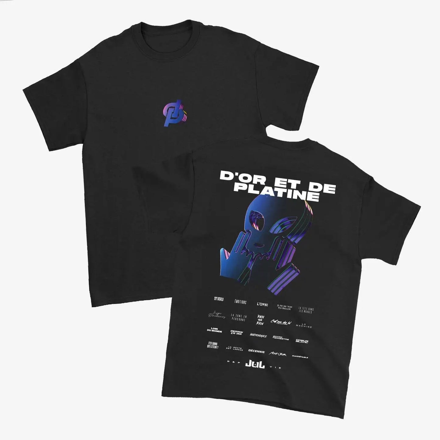 T-shirt Oversize Hip-Hop Unisexe à Imprimé Rap