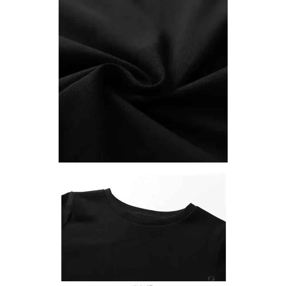 Oversized Cotton Rap Graphic T-Shirt Unisex Casual Top